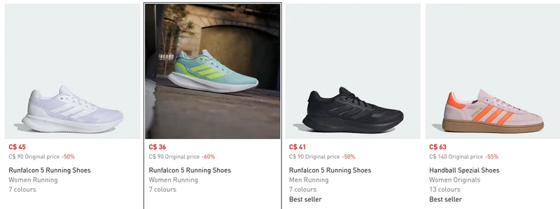 Adidas Canada & Outlet Boxing Day Deals Sale: Save up to 60% off