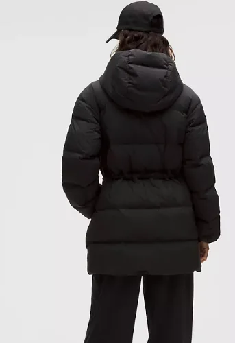 Cinch-Waist 600-Down-Fill Puffer