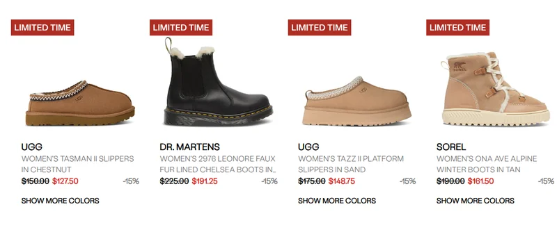 Little Burgundy Canada Boxing Week Deals & Sales: Save up to 50% Off + Extra 25% Off Selected Styles + FREE Shipping