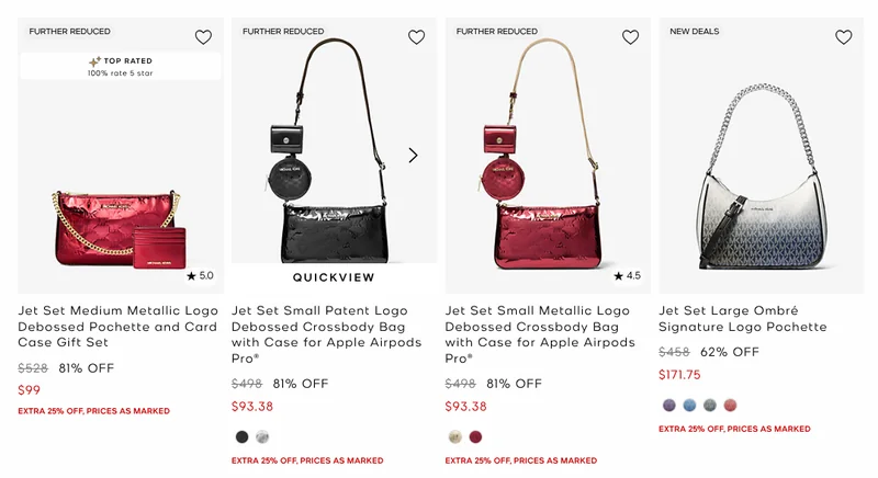 Michael Kors & Outlet Canada Boxing Week Deals & Sales: Extra 25% off Outlet Styles + More