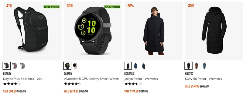 SAIL Canada Pre-Boxing Day Event Sale: Save up to 50% off + Door Crashers up to 75% off